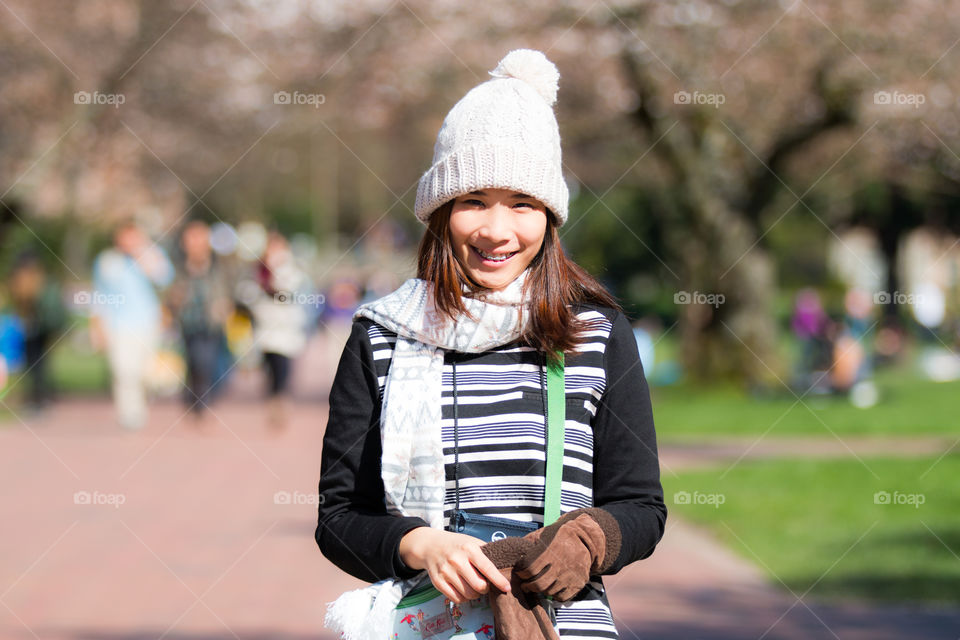 Girl in the park 