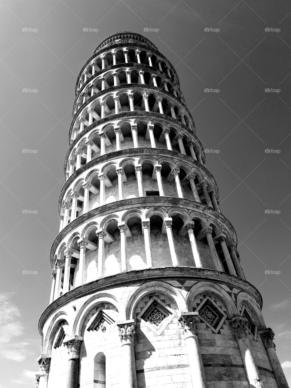 Leaning tower in Pisa