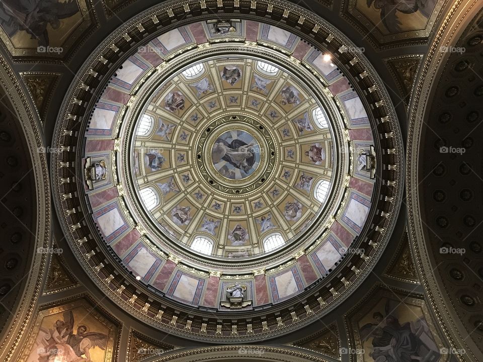 Inside St Stephens basilica 