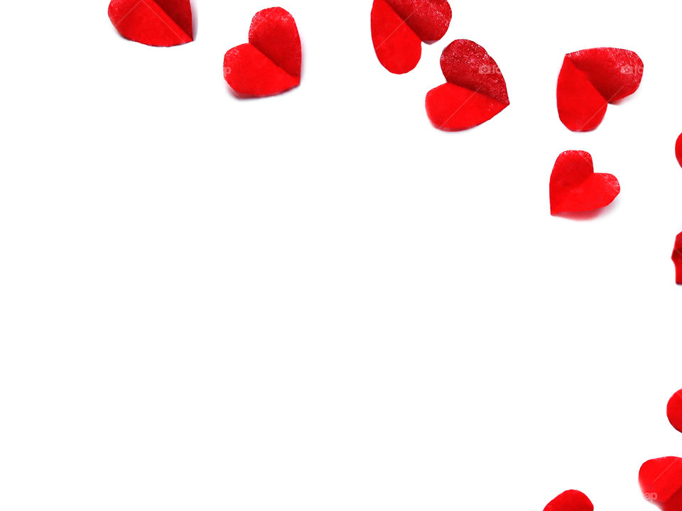 Red hearts