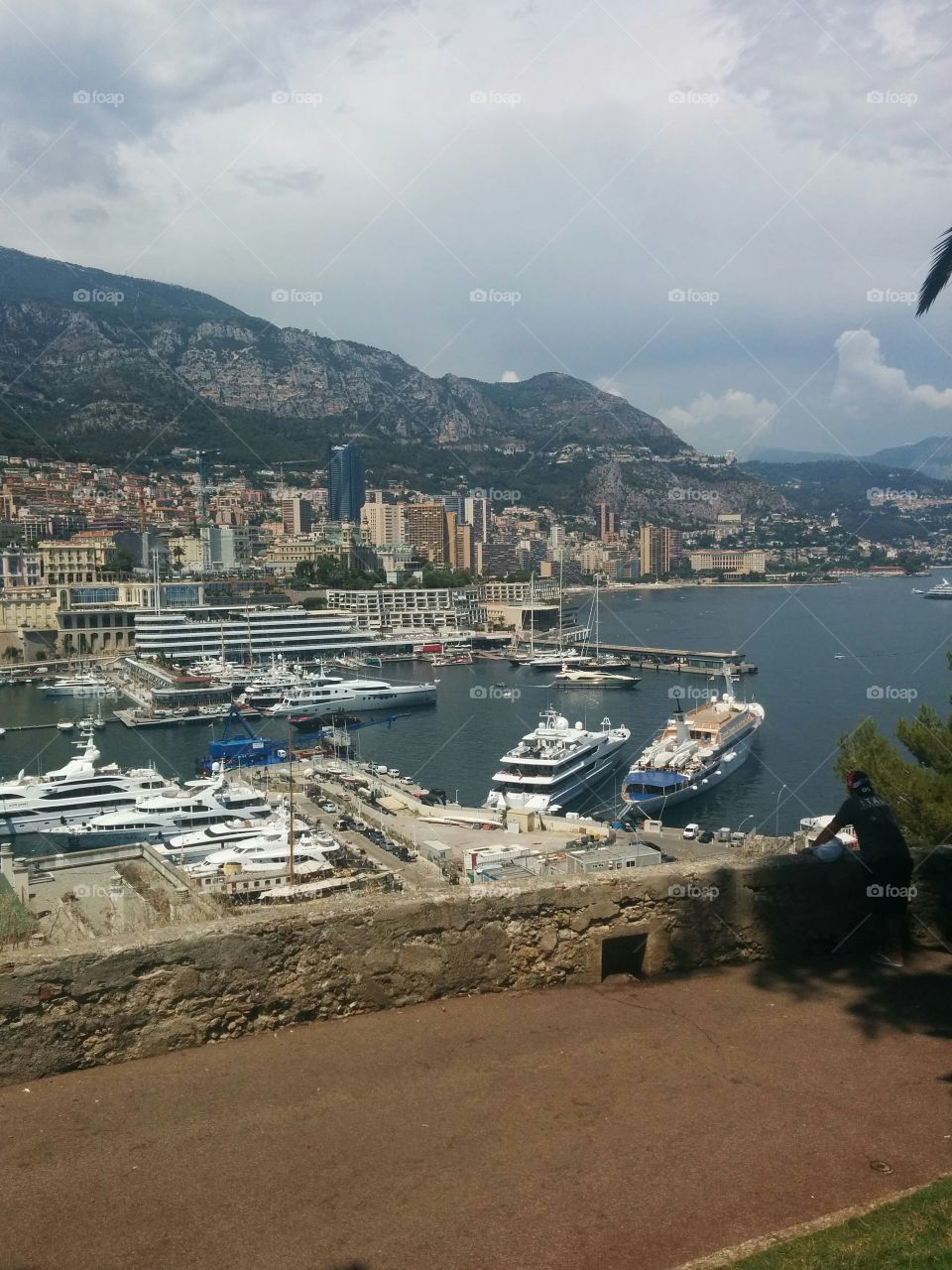 Monaco vue du Rocher