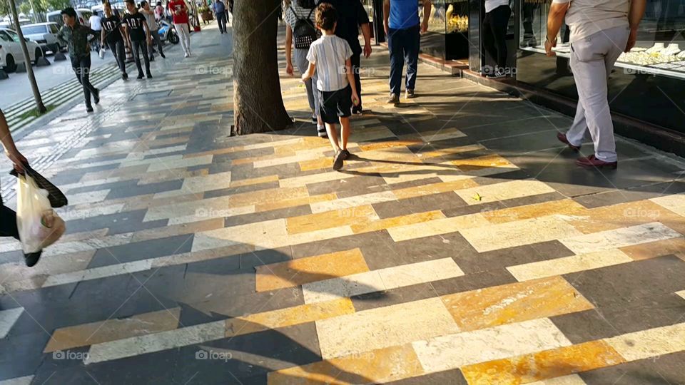 pedestrian side walk in kahramanmaraş