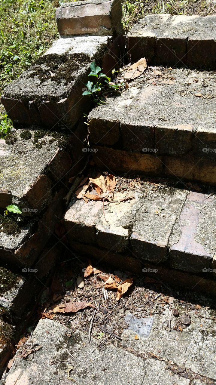 brick steps