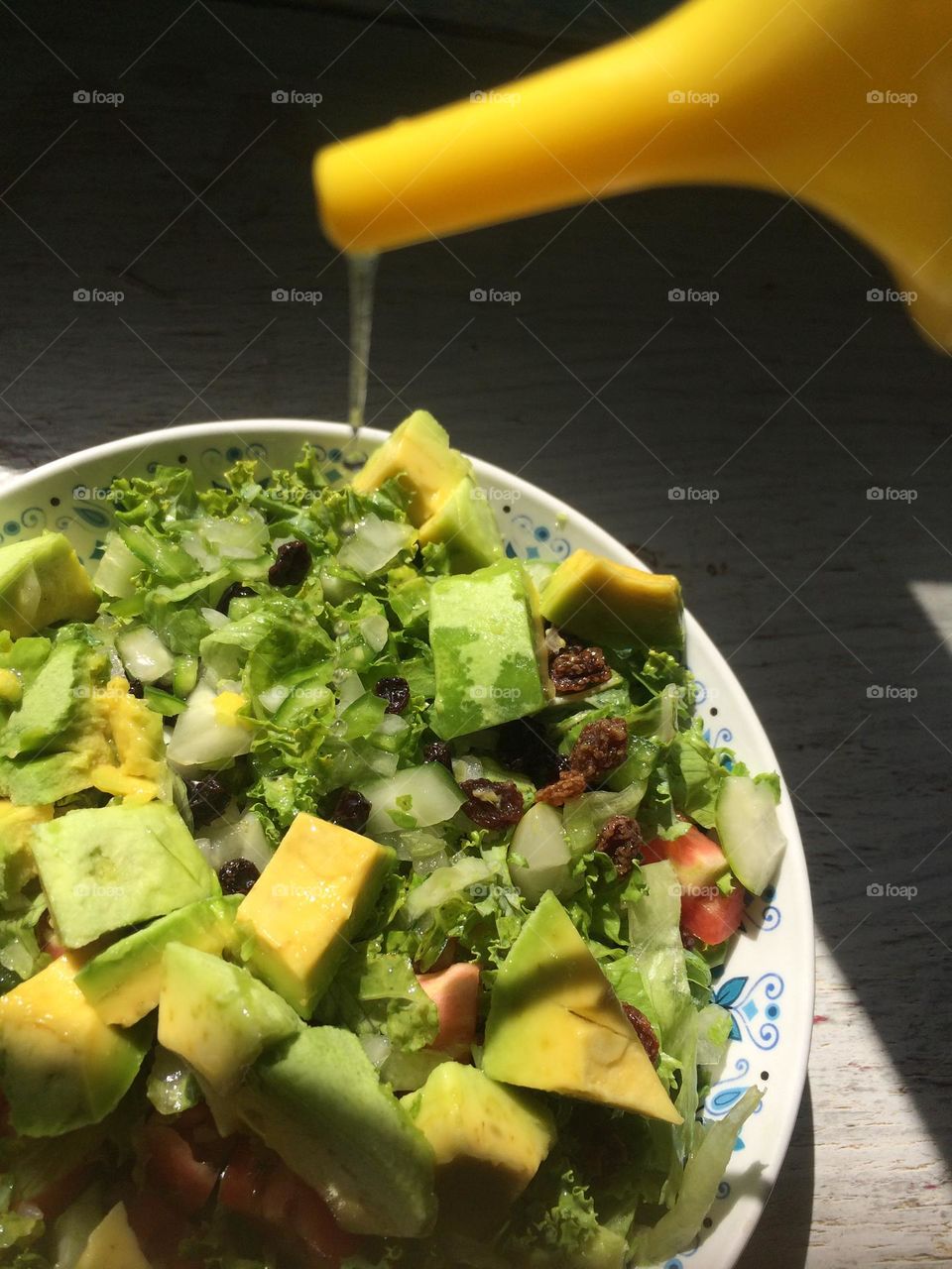 Pouring On The Dressing