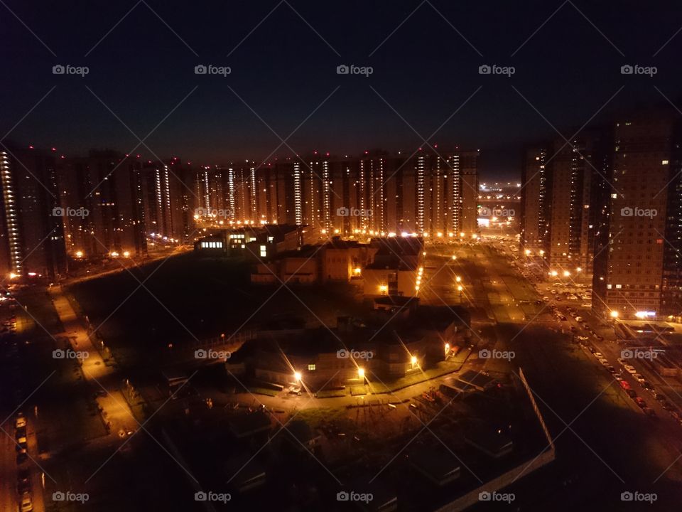 Sain-Petersburg,  Russia,  The new district on the 320, 000  inhabitants