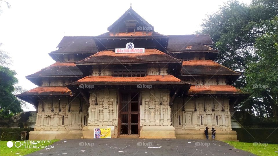 An architectural wonder in wood and stone, the Vadakkumnathan Temple in Kerala, India