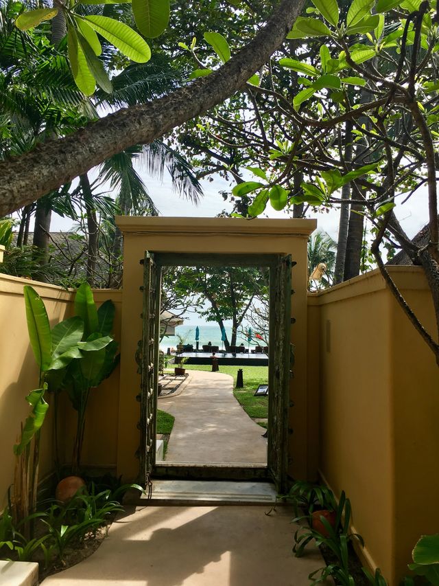 Beach entrance