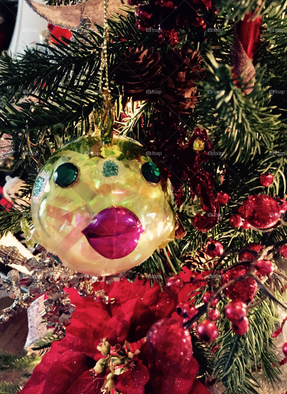 Blowfish ornament