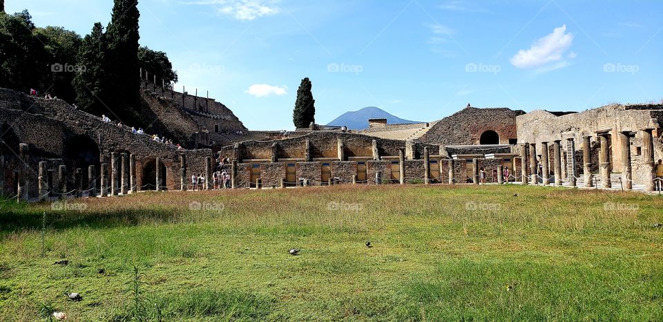 Pompeii ruins italy