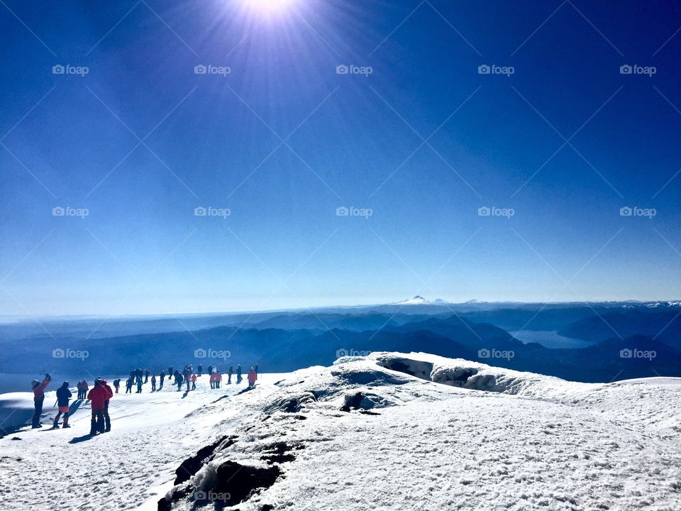 Volcano Villarrica in Púcon, Chile