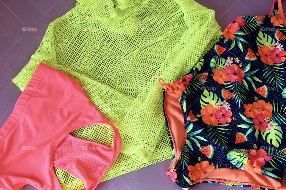Colorful summer clothes