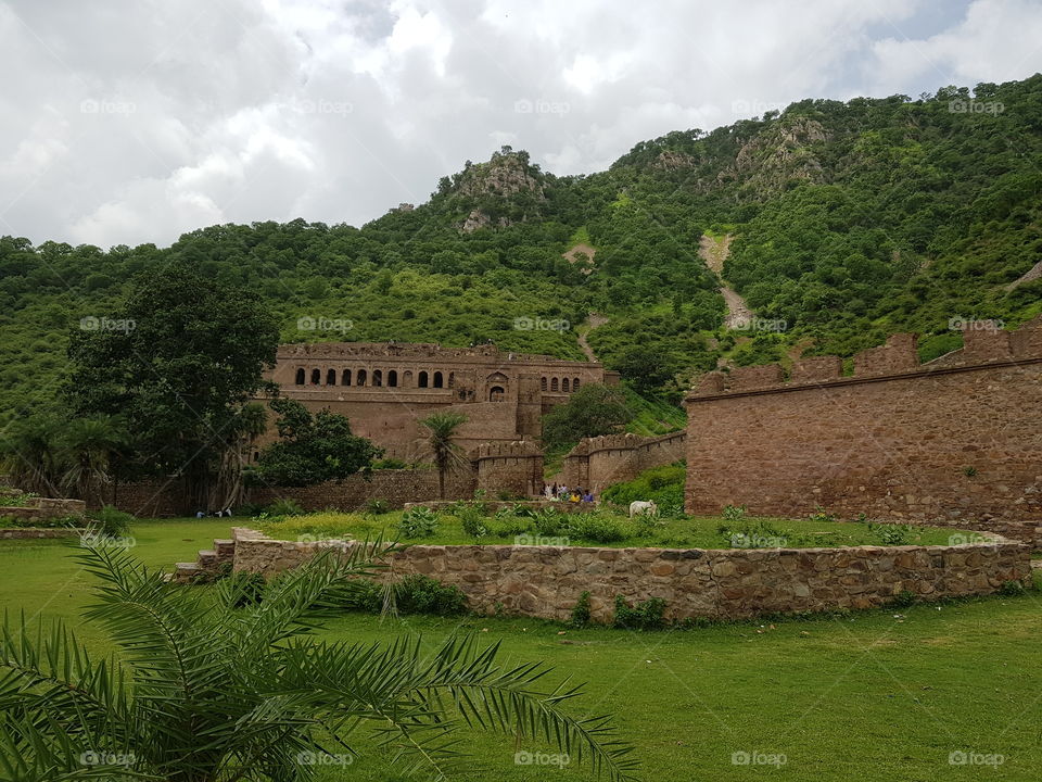 The Bhangarh Fort is a 17th-century fort built in the Rajasthan state of India. It was built by Man Singh I for his younger brother Madho Singh I. It was named by Madho Singh after his grandfather Man Singh or Bhan Singh.