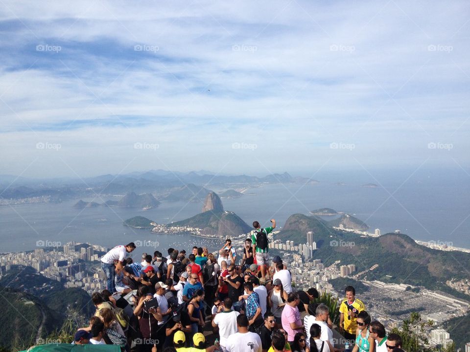 View from cristo redentor
