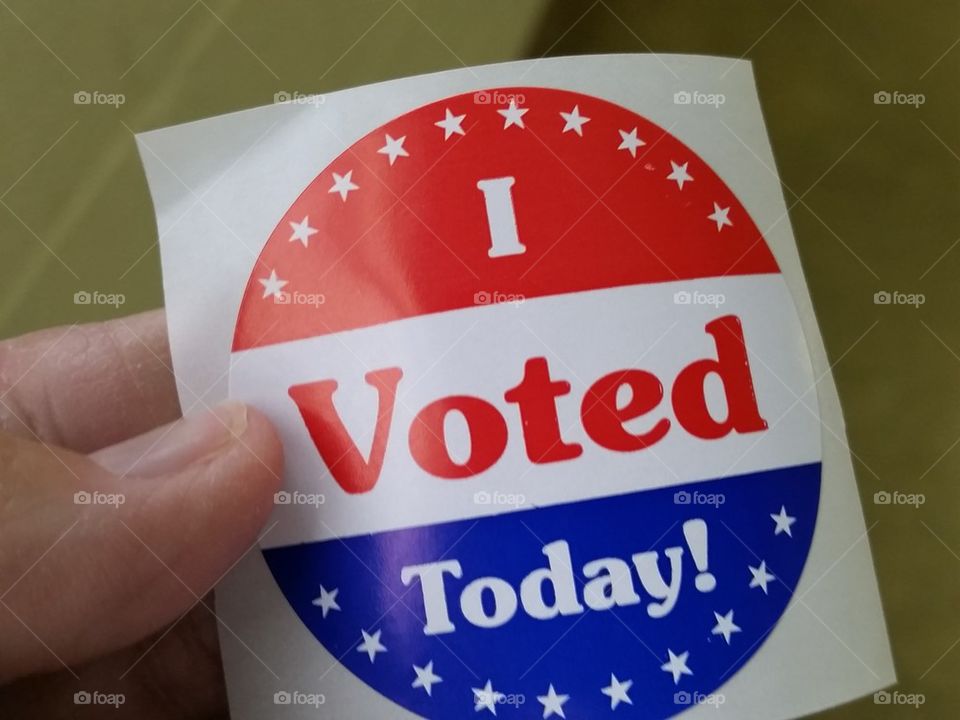 I voted