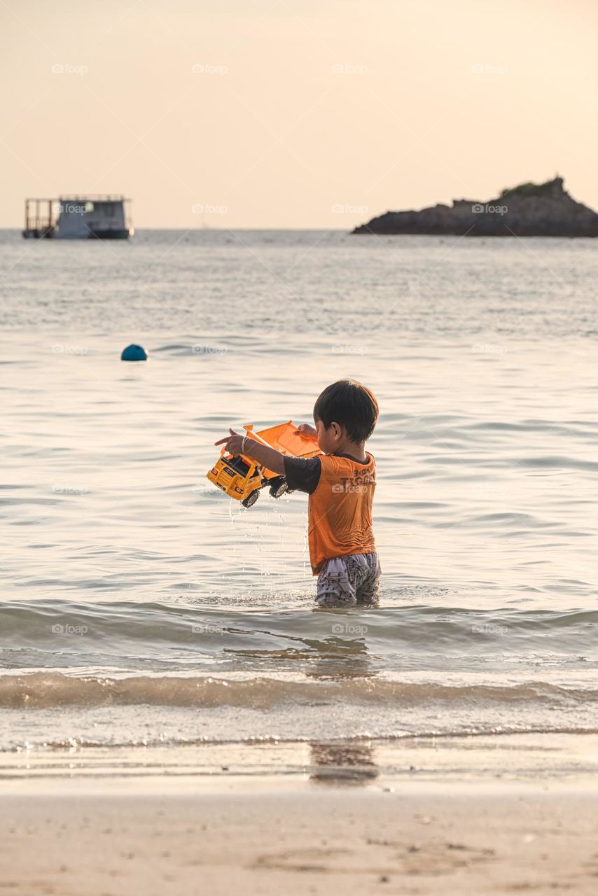 Holiday on the beach