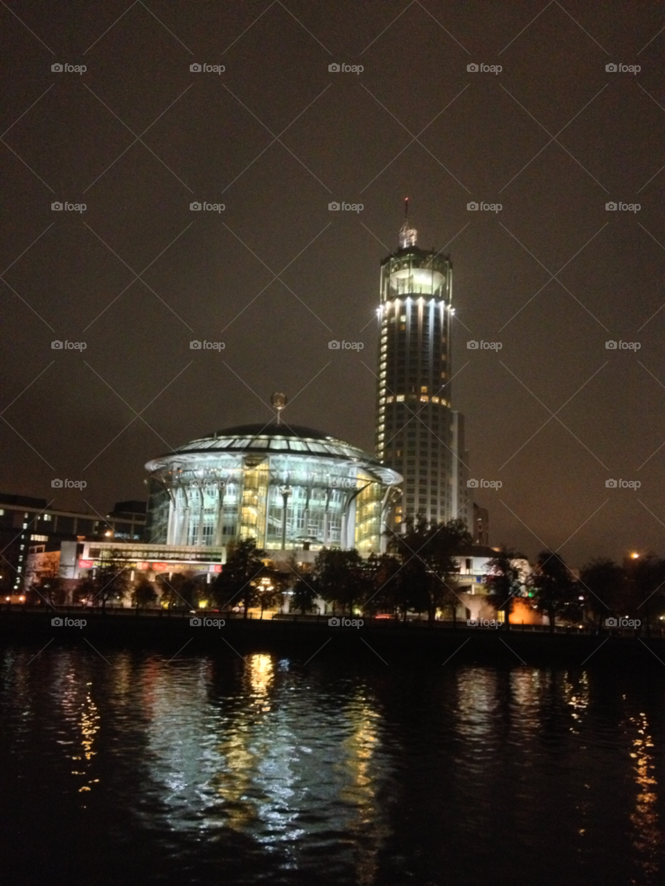 russia city night building by penguincody