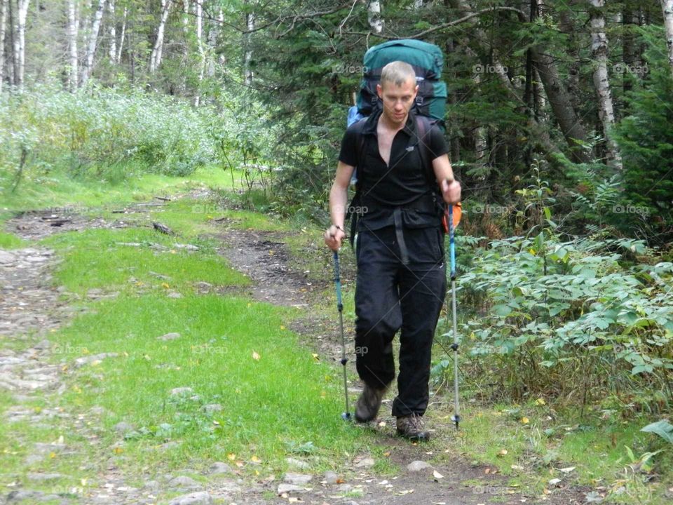 Tracking in national park