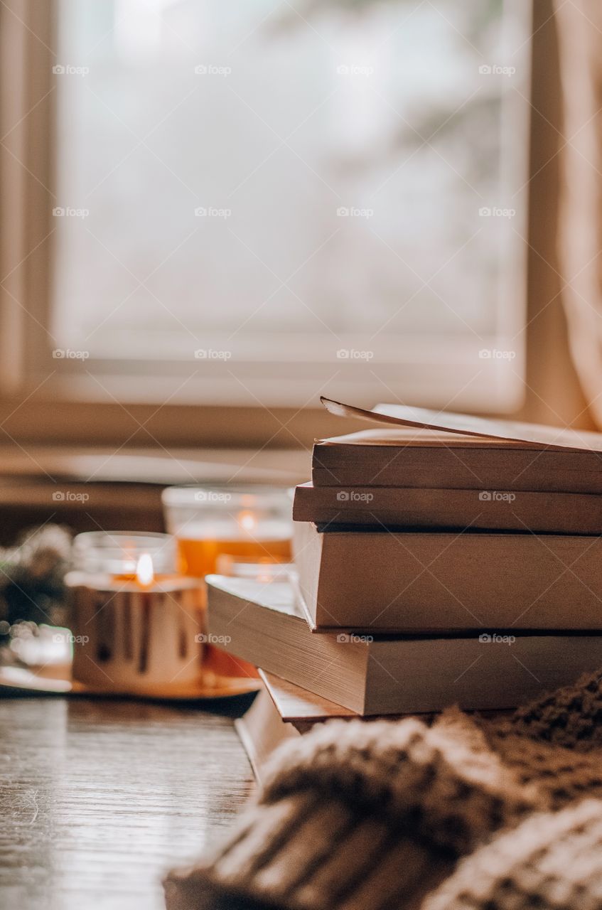 Books and candles