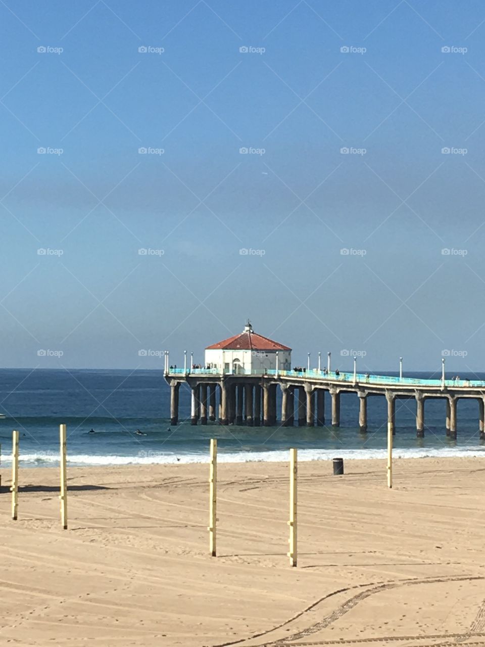 Manhattan beach pier.  