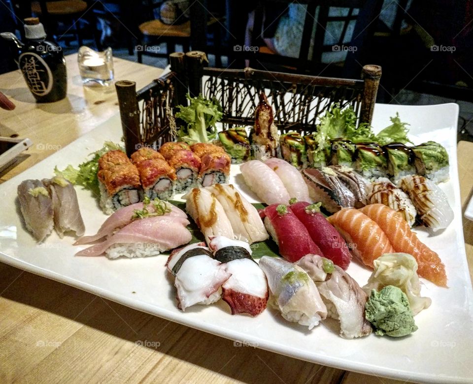 Sushi Sushimi Spread