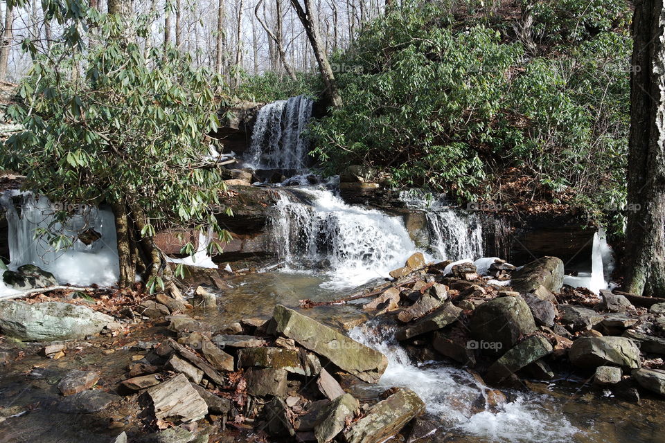 Cole Run Falls in Middlecreek Township PA