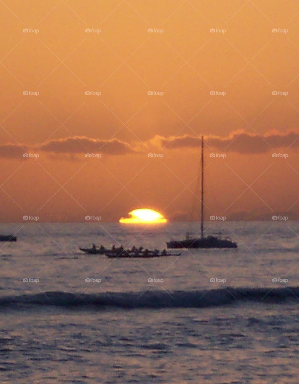 Hawaii sailing. Hawaii sailing