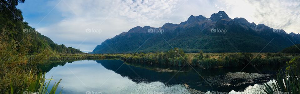 Mirror Lake, Milford Sound,NZ