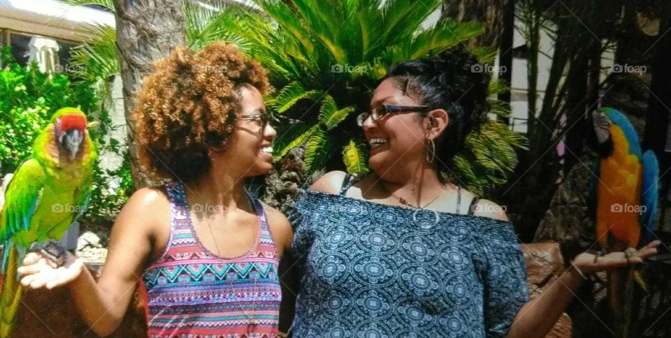 Daughter mother vacation!