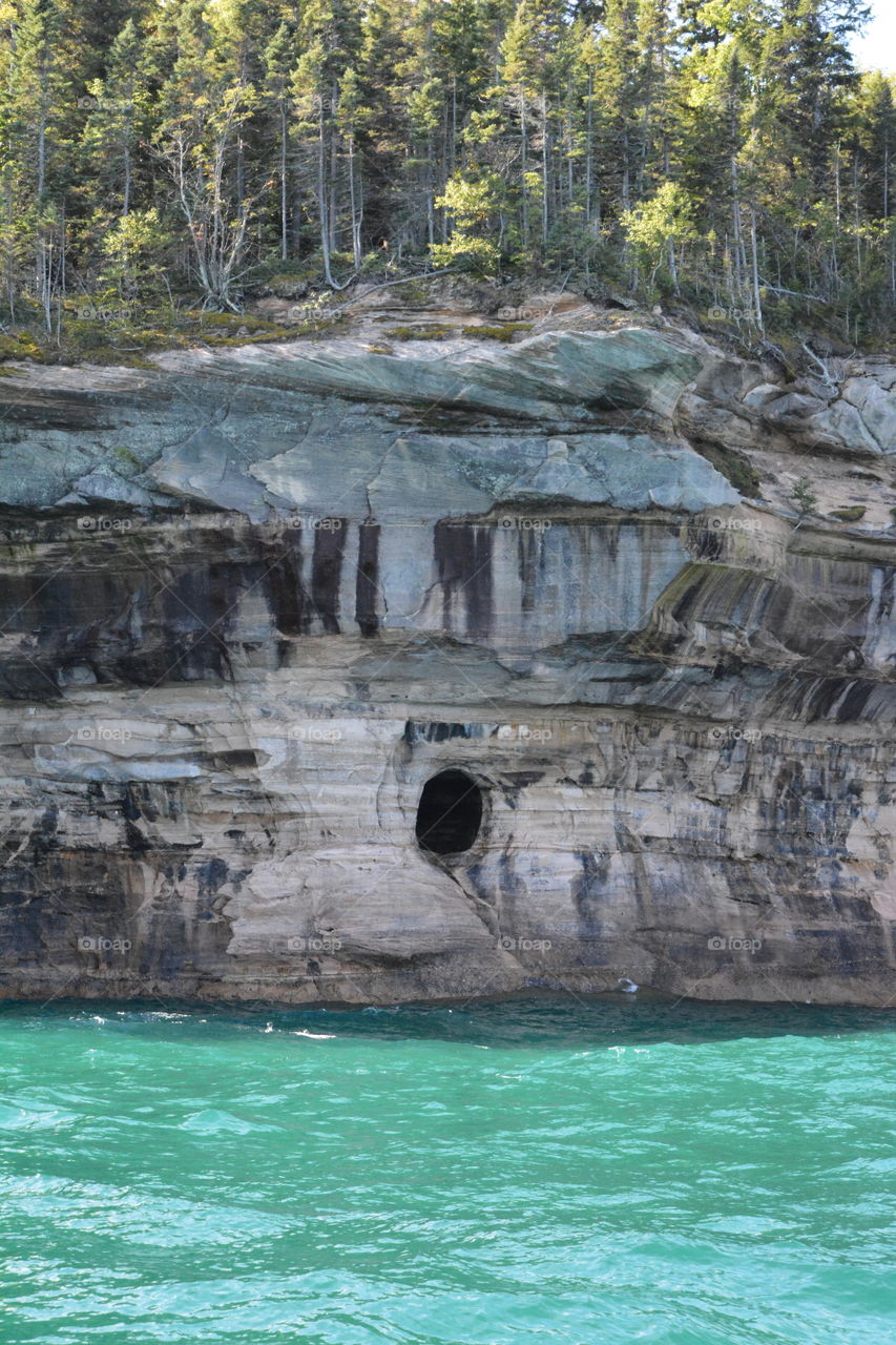 Pictured rocks Michigan 