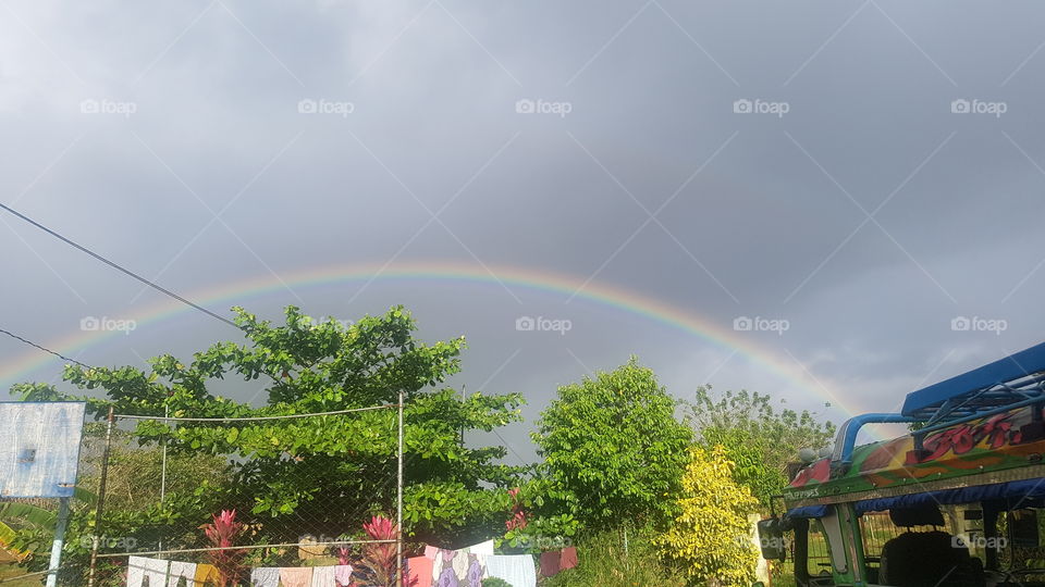 rainbow in Bukidnon