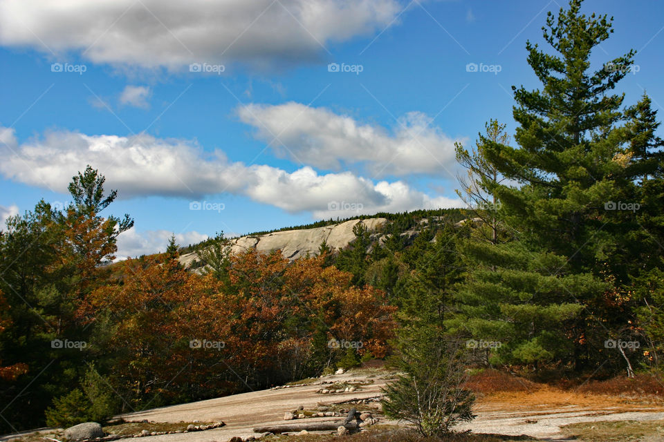 New Hampshire mountains Autumn
