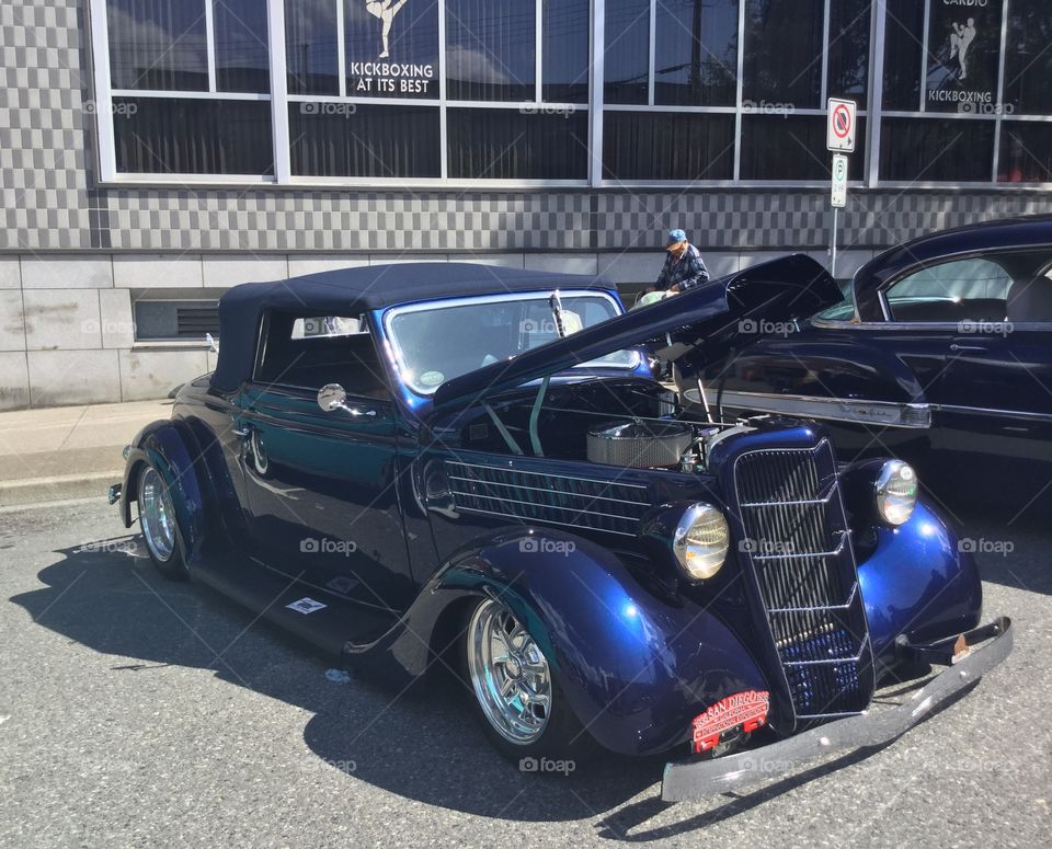 Vintage Car at the Local Car Show