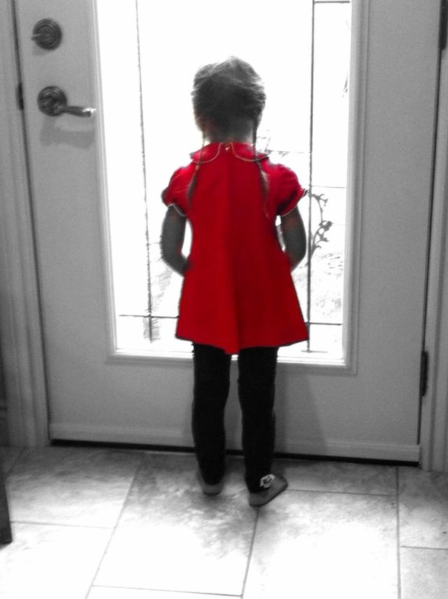 Door red look 