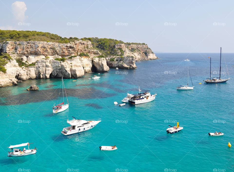 Menorca island view