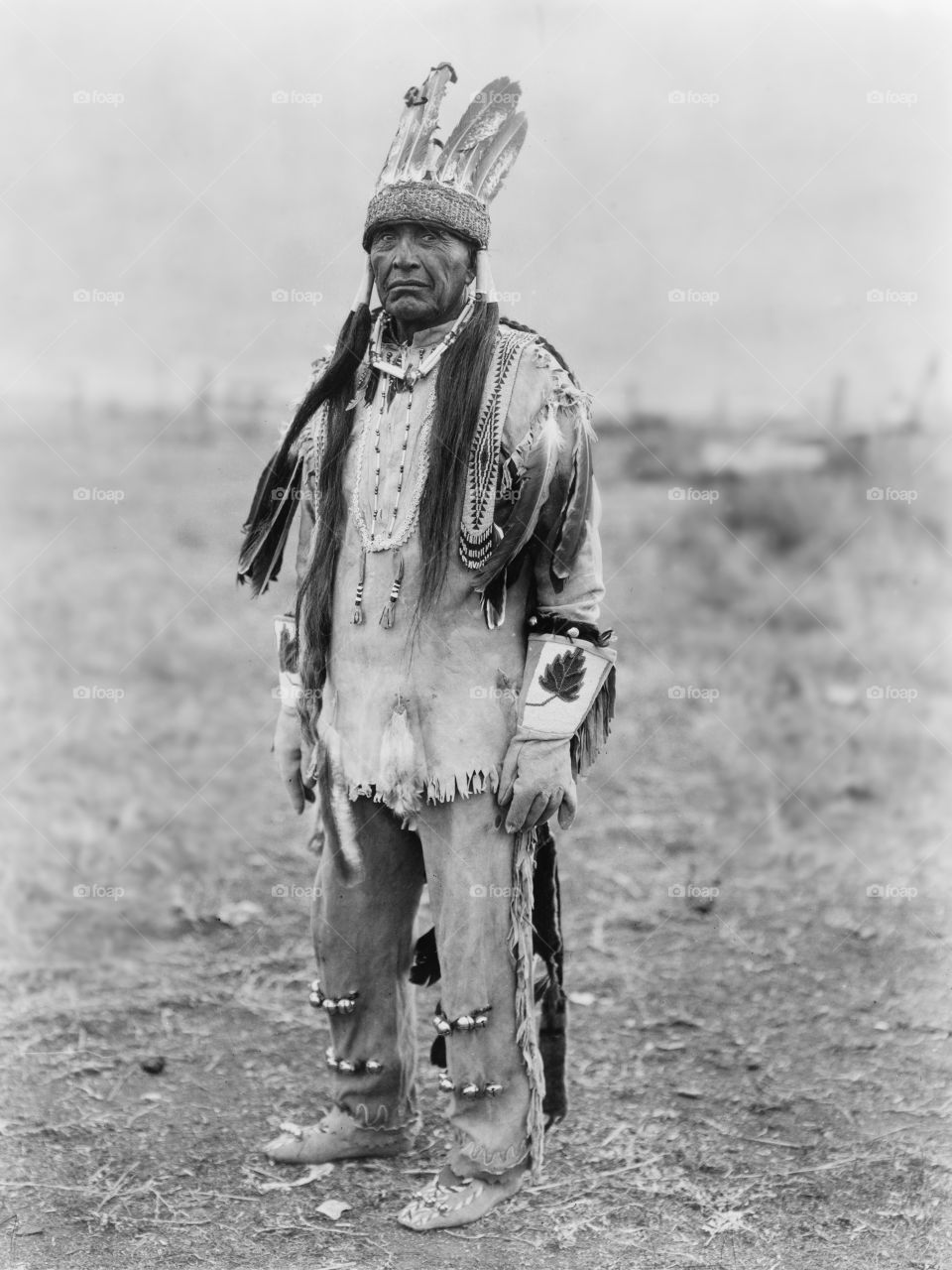 Klamath Indian photographed circa 1923 by Edward S. Curtis