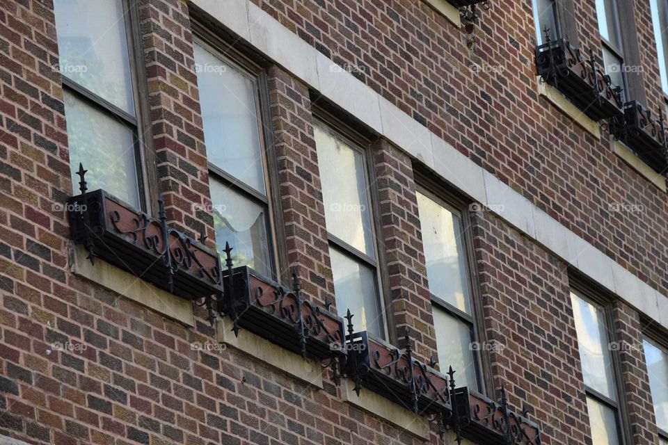 Windows in bricks