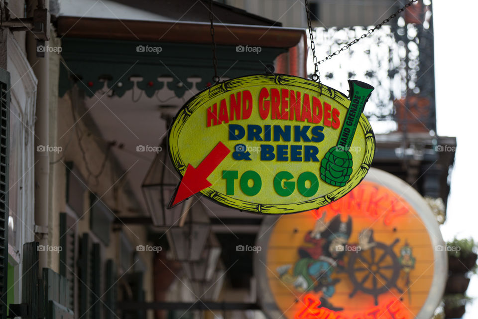 Bourbon street bar