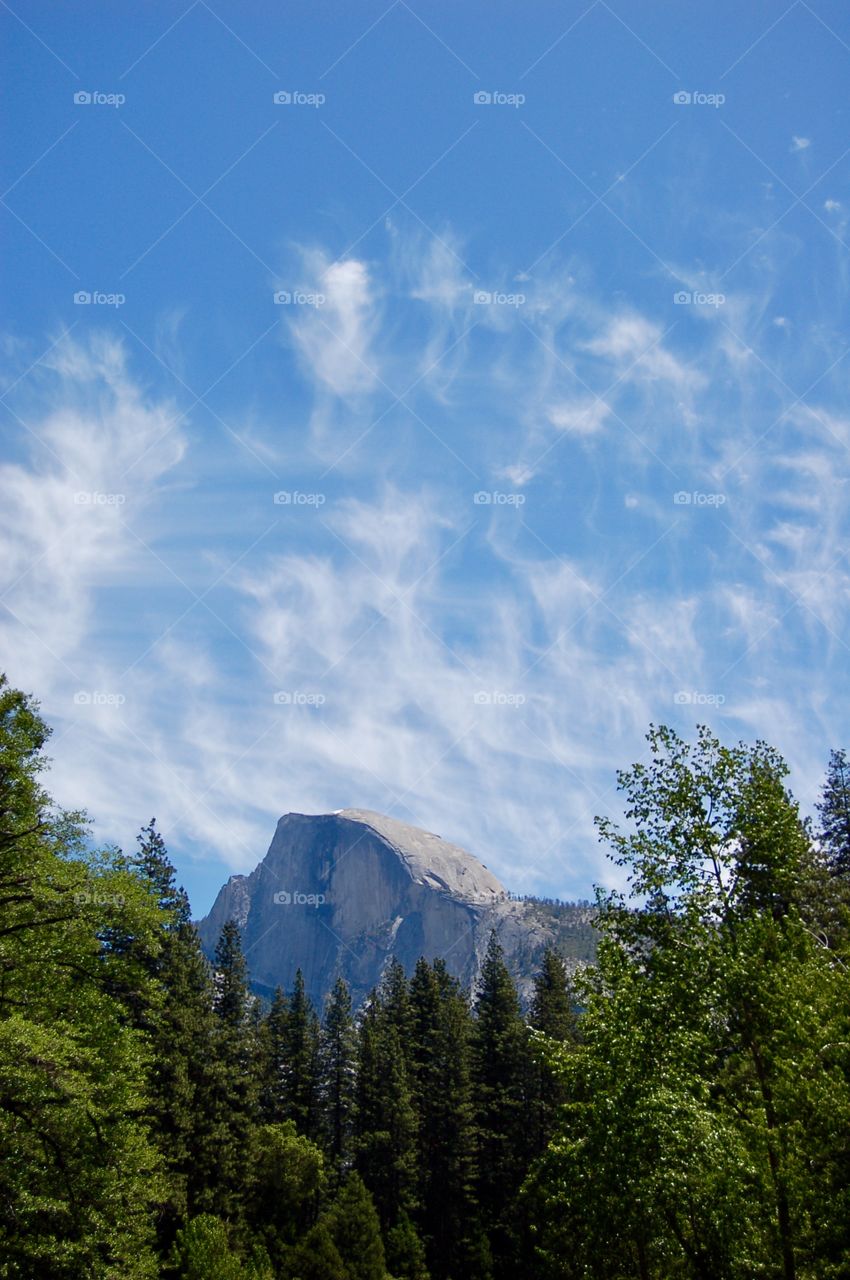 Half Dome Sky