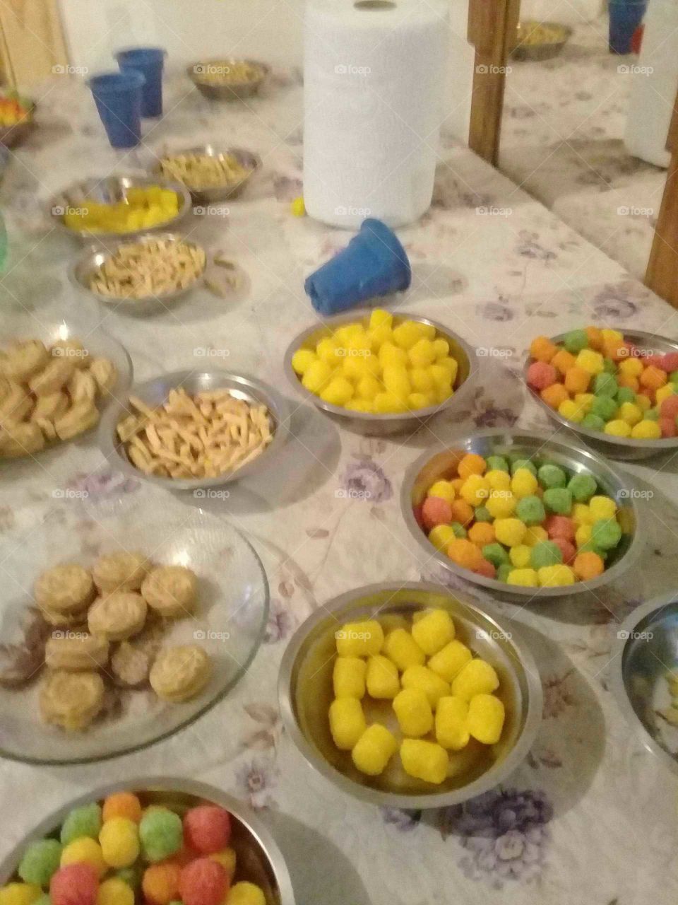 mesa de cumpleaños infantil