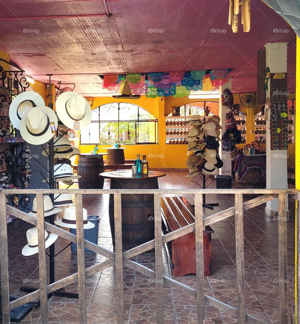 interior del café