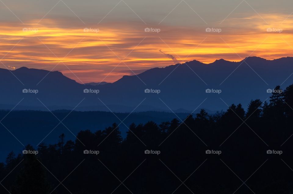 Rocky Mountain Sunset