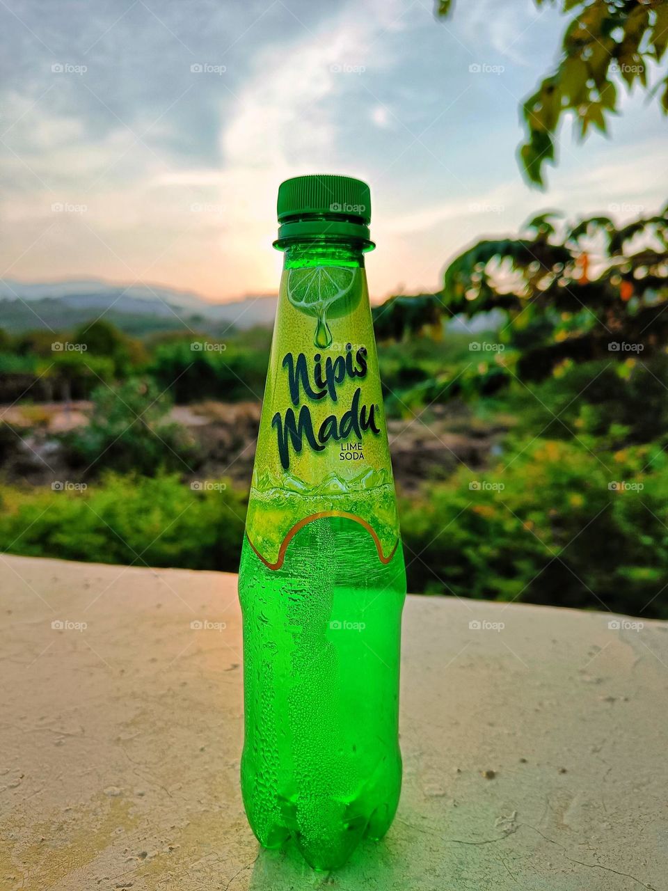 Photo object with Sunrise background