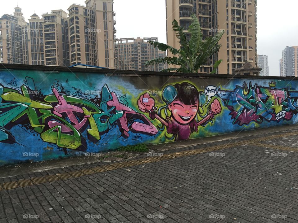 Graffiti Street Art - Shenzhen China