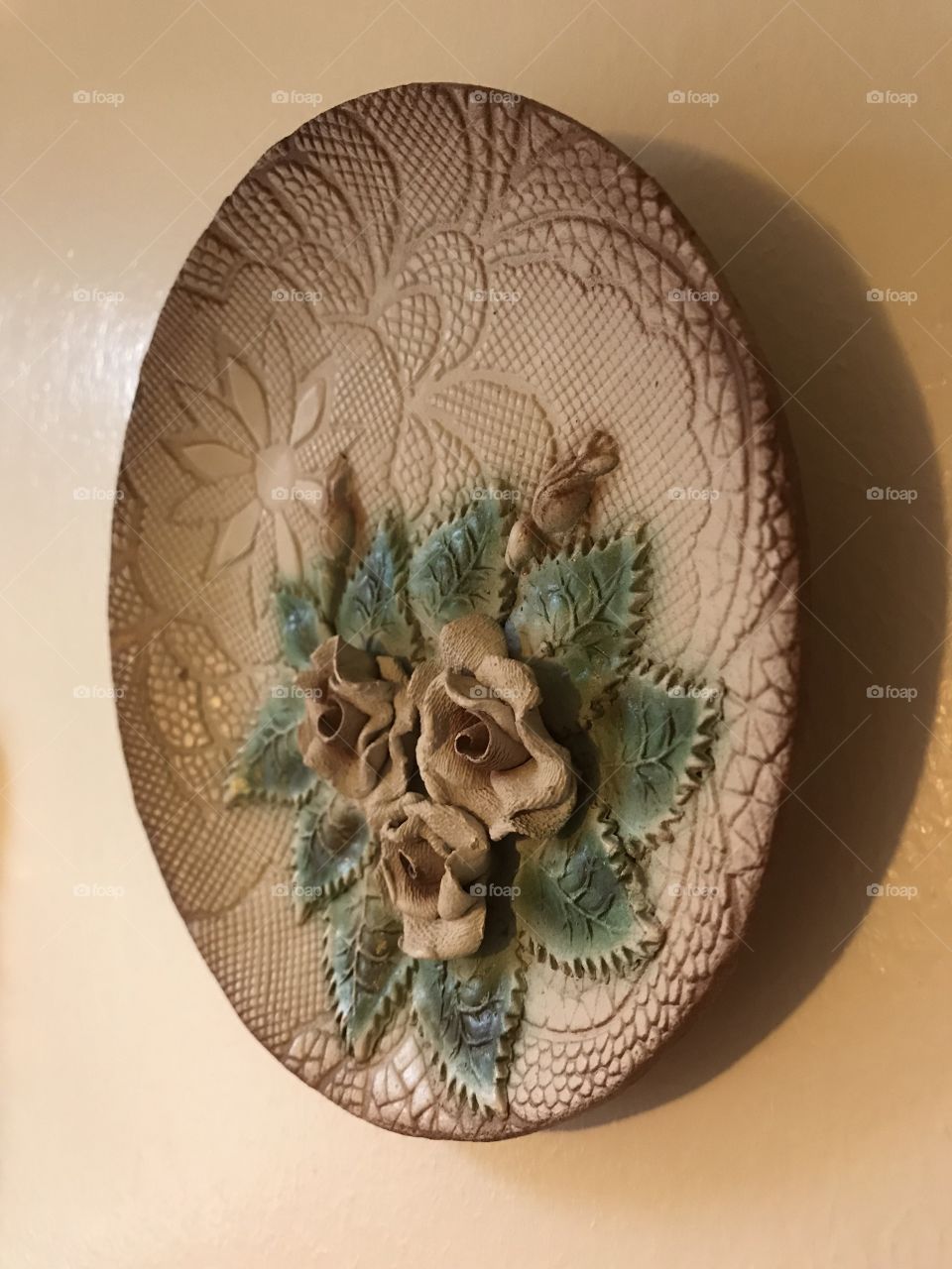 Plate on the wall