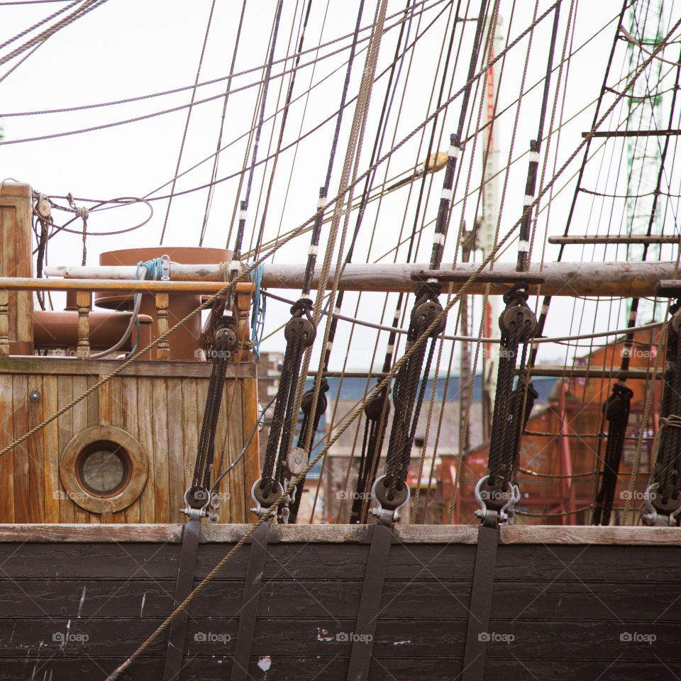 No Person, Expression, Wood, Rope, Equipment