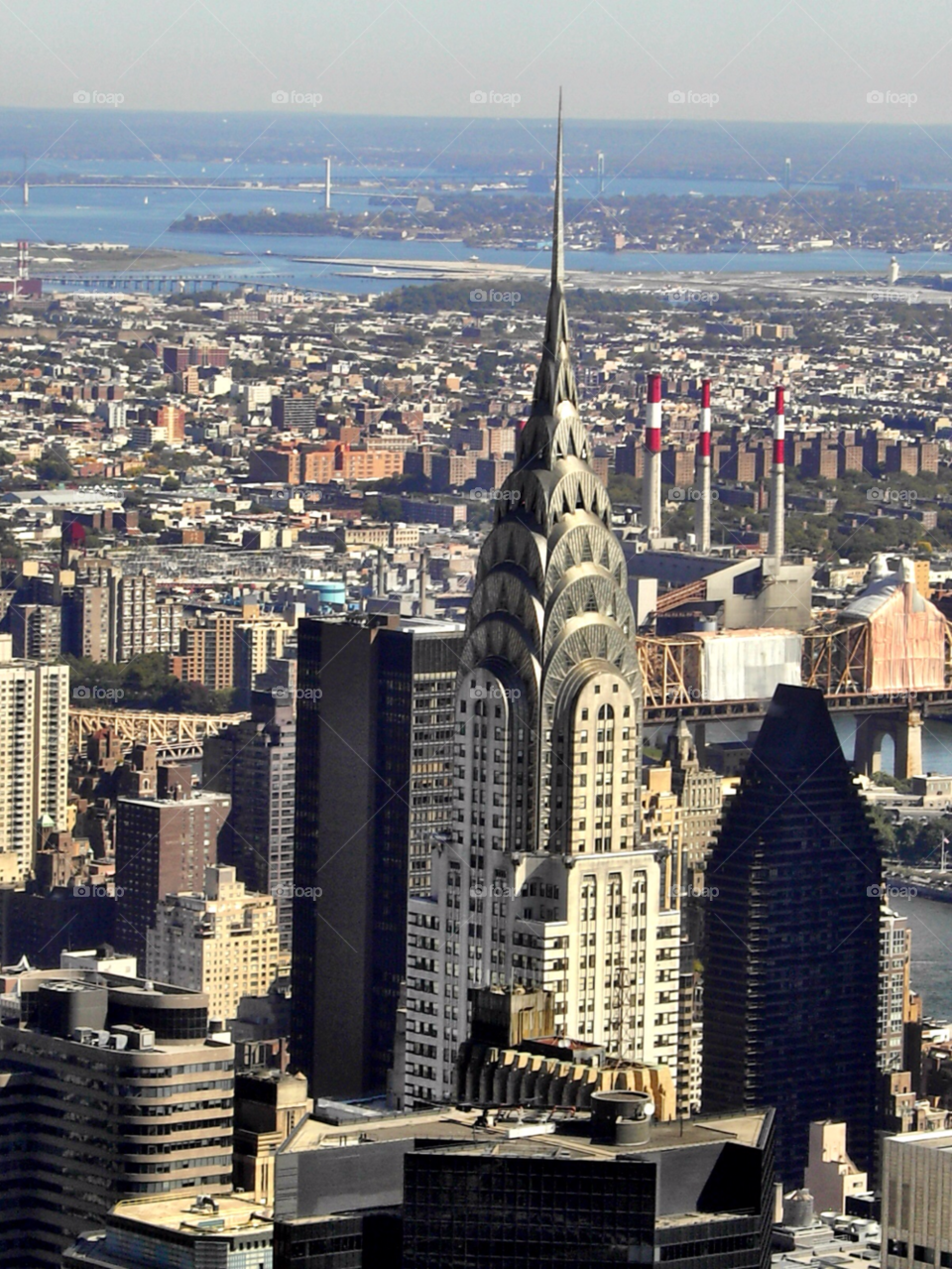 skyline new york manhattan chrysler building by bobmca1