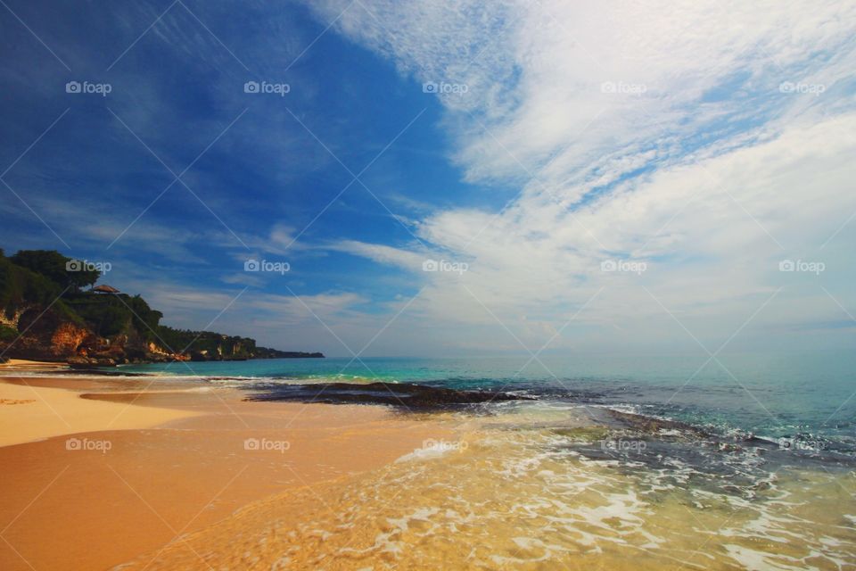 Tegal Wangi Beach. Beautiful Beach near Ayana Resorts Jimbaran