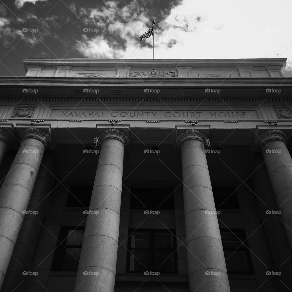 CourtHouse. Front of CourtHouse