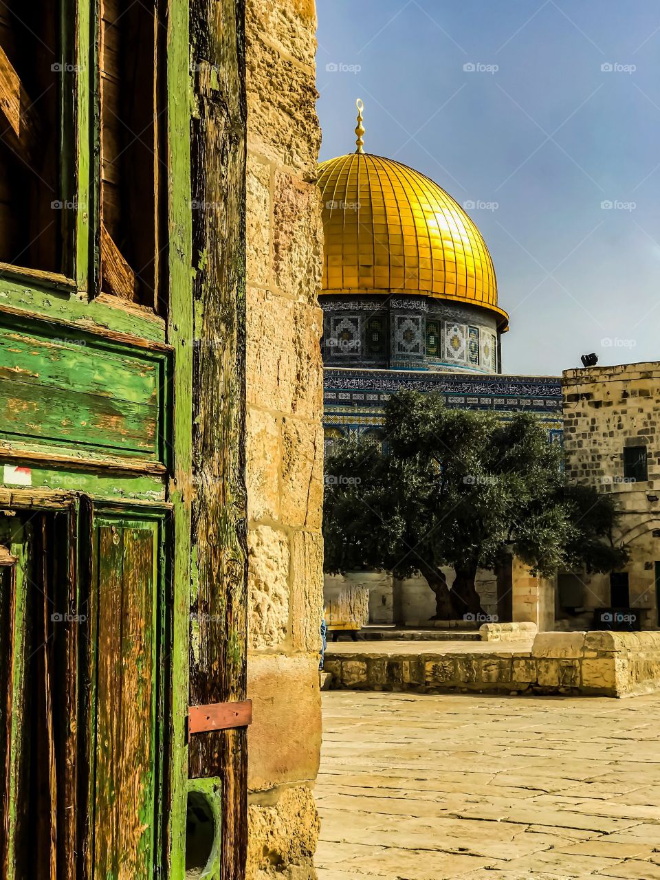 Building and Landmarks - Temple Mount in Jerusalem, Israel. 