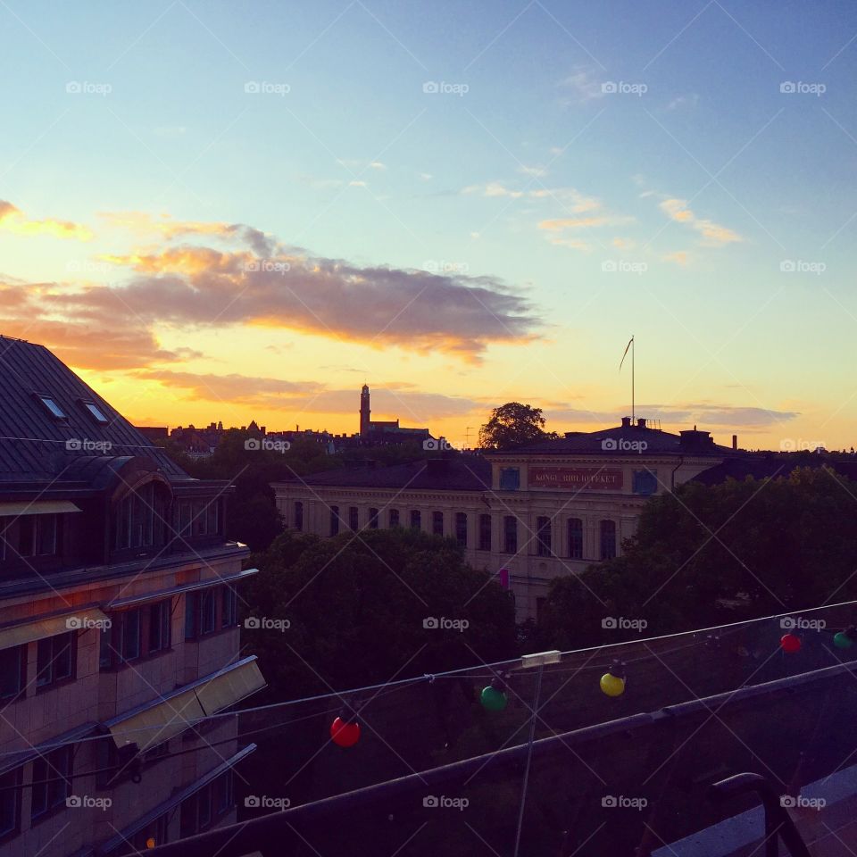 Stockholm by night. Took my beloved other half to this amazing rooftop bar a few nights ago. Just amazing. 
